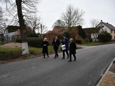 Postępy prac drogowych we Wrześnicy