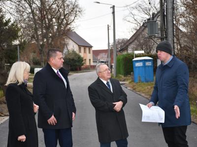 Postępy prac drogowych we Wrześnicy