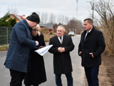 Postępy prac drogowych we Wrześnicy