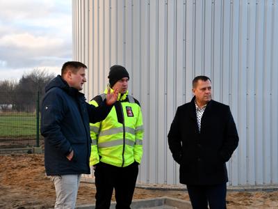 Postępują prace przy rozbudowie stacji uzdatniania wody w Rzyszczewie