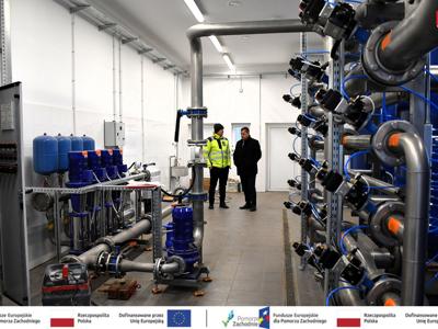 Postępują prace przy rozbudowie stacji uzdatniania wody w Rzyszczewie