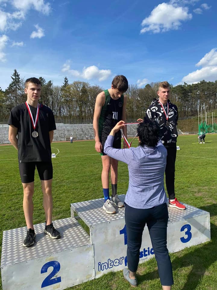 Jakub Wilczewski na podium