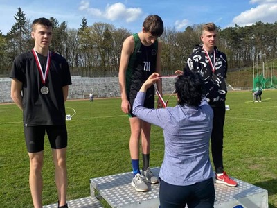 Jakub Wilczewski na podium