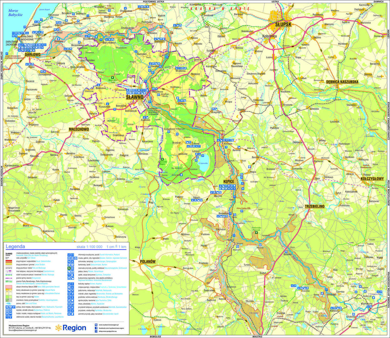 Mapa - Rzeka Wieprza