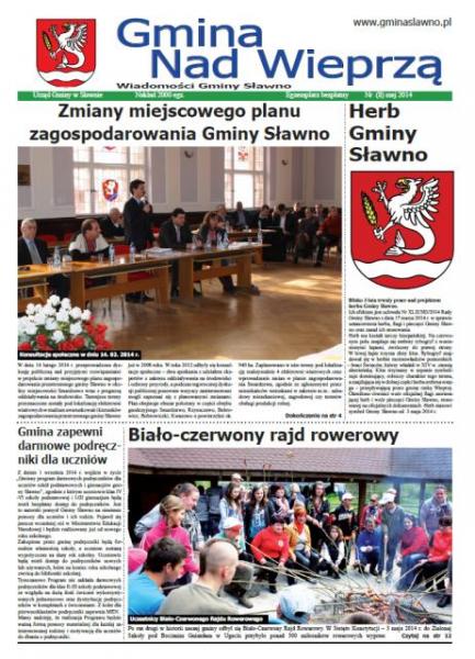 Gmina Nad Wieprzą. Wiadomości Gminy Sławno. Nr 8 - maj 2014