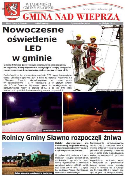Gmina Nad Wieprzą. Wiadomości Gminy Sławno. Nr 9 - lipiec 2014
