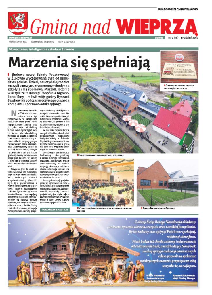Gmina nad Wieprzą - Wiadomości Gminy Sławno Nr 18 - grudzień 2017
