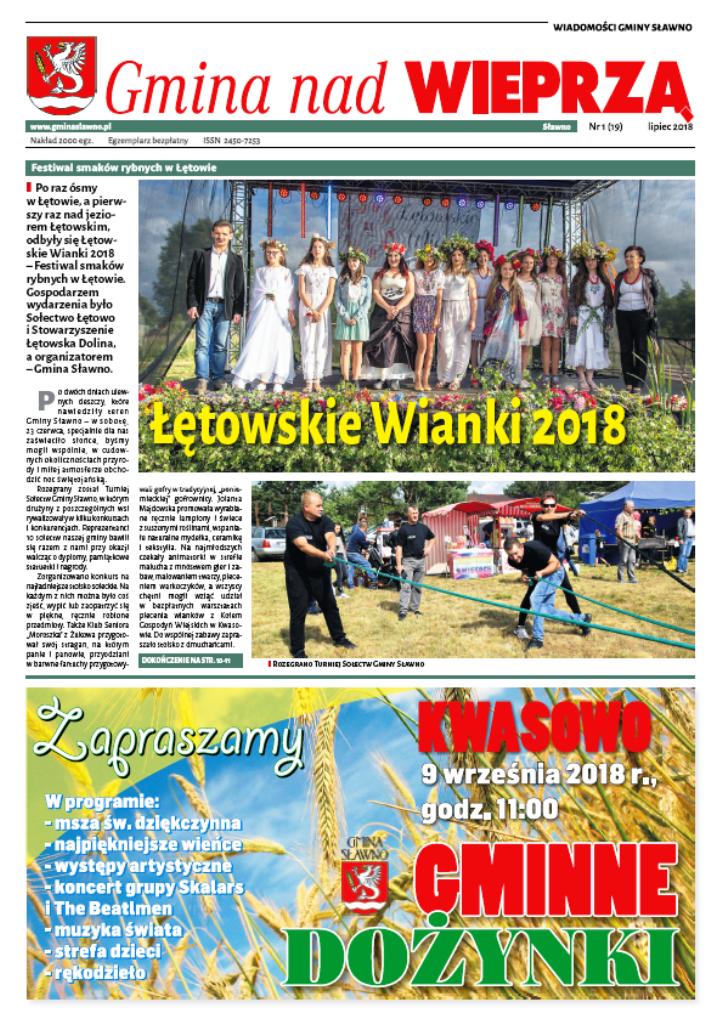 Gmina nad Wieprzą - Wiadomości Gminy Sławno Nr 19 - lipiec 2018