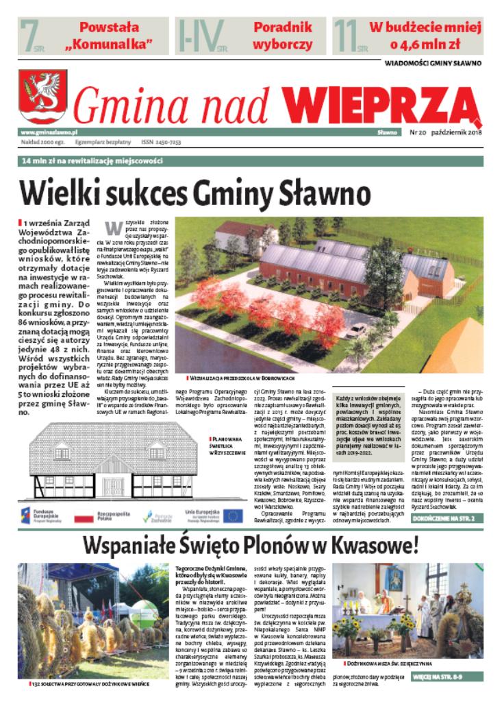 Gmina nad Wieprzą - Wiadomości Gminy Sławno Nr 20 - październik 2018