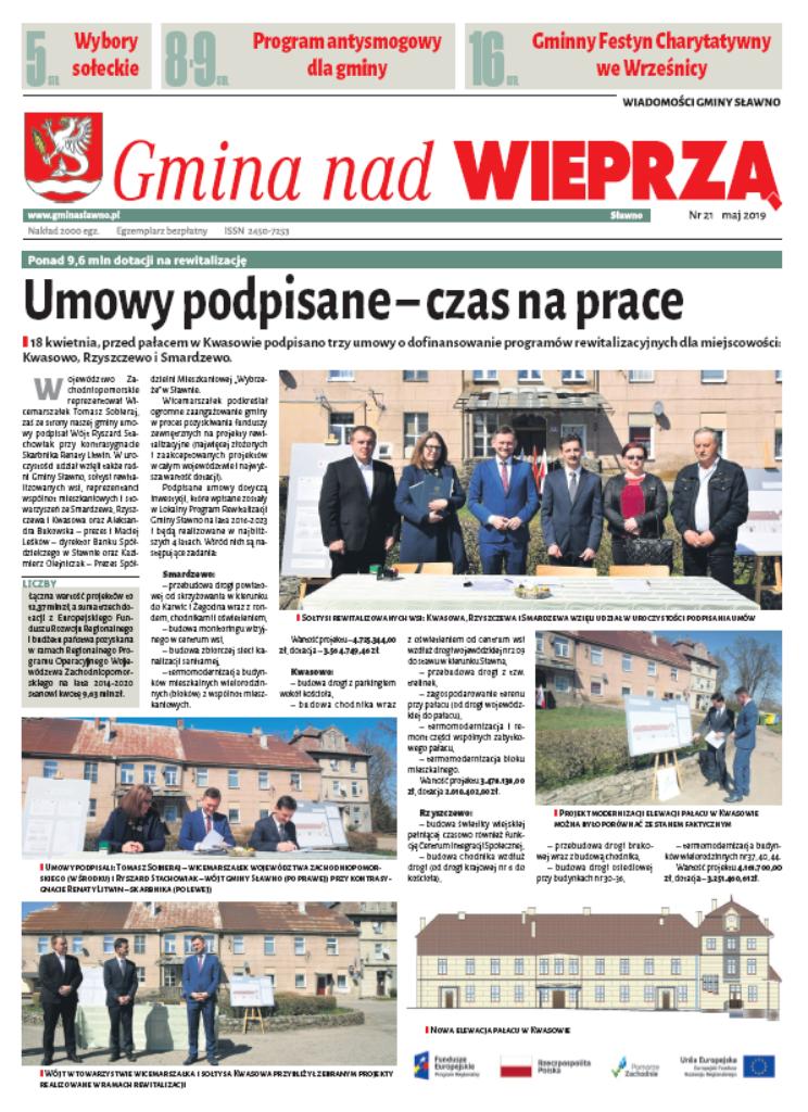 Gmina nad Wieprzą - Wiadomości Gminy Sławno Nr 21 - maj 2019