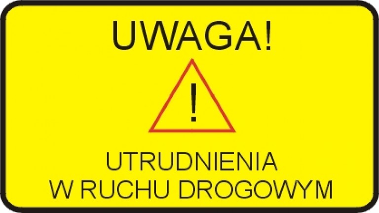Utrudnienia w ruchu drogowym