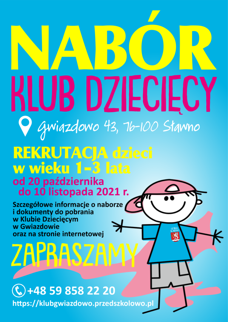 Klub Dziecięcy w Gwiazdowie - nabór 2021