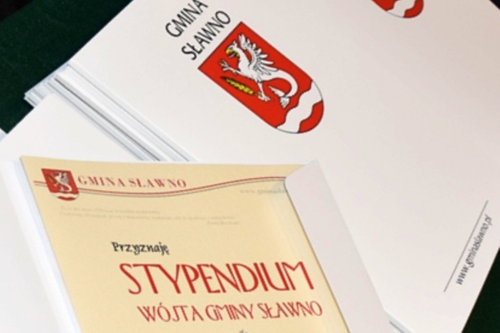 Stypendia Wójta Gminy Sławno