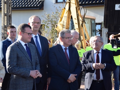 Otwarcie drogi w Warszkowie