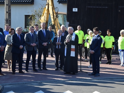 Otwarcie drogi w Warszkowie