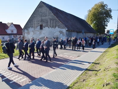 Otwarcie drogi w Warszkowie