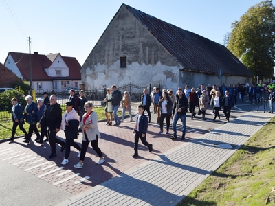 Otwarcie drogi w Warszkowie