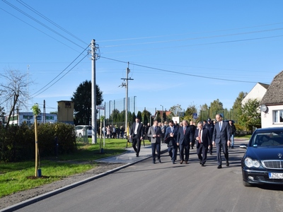 Otwarcie drogi w Warszkowie