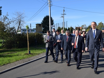 Otwarcie drogi w Warszkowie