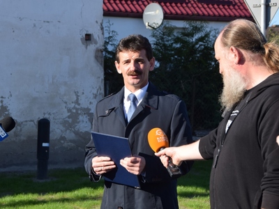 Otwarcie drogi w Warszkowie
