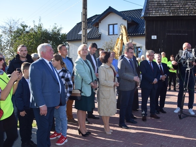 Otwarcie drogi w Warszkowie