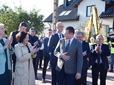 Otwarcie drogi w Warszkowie