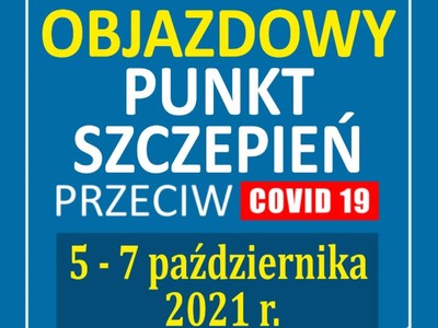 Objazdowy punkt szczepień