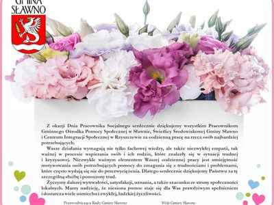 Życzenia - Dzień Pracownika Socjalnego