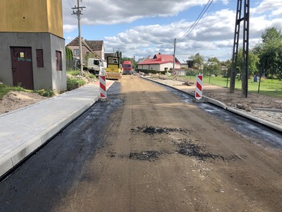 Budowa dróg w Warszkowie