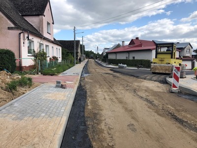Budowa dróg w Warszkowie