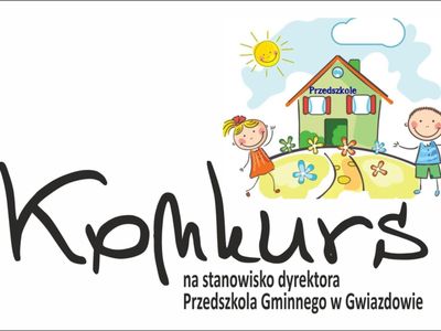 Logotyp - konkurs na dyrektora przedszkola