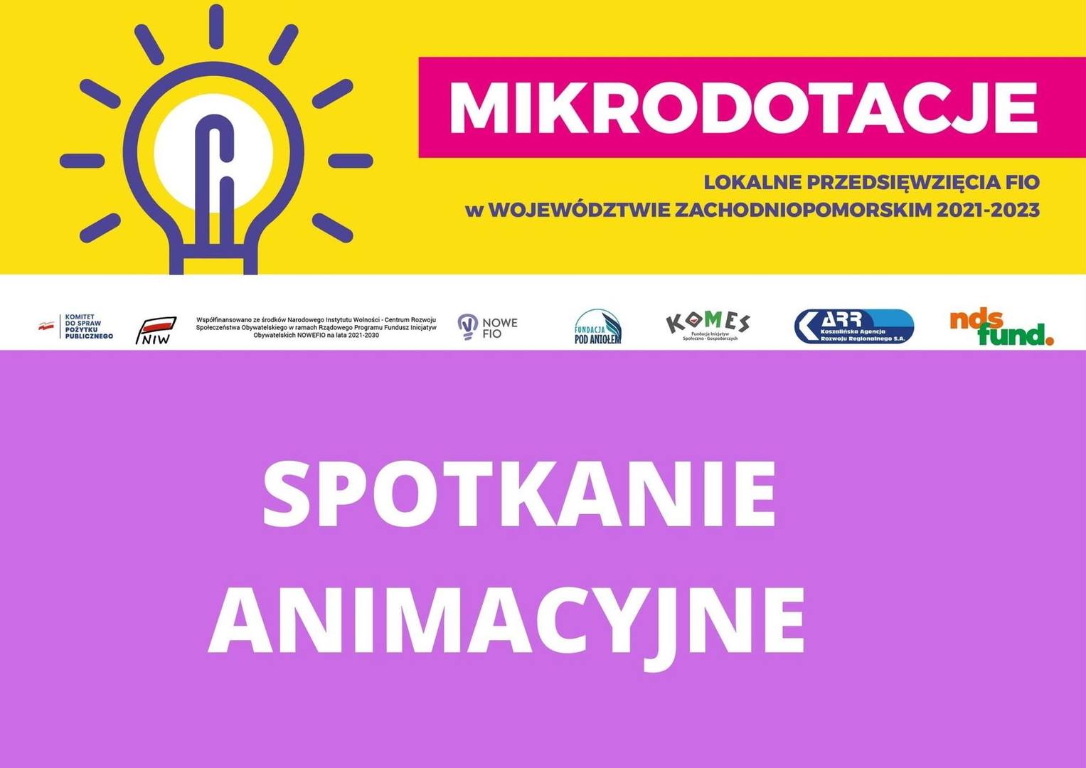 Mikrodotacje - plakat