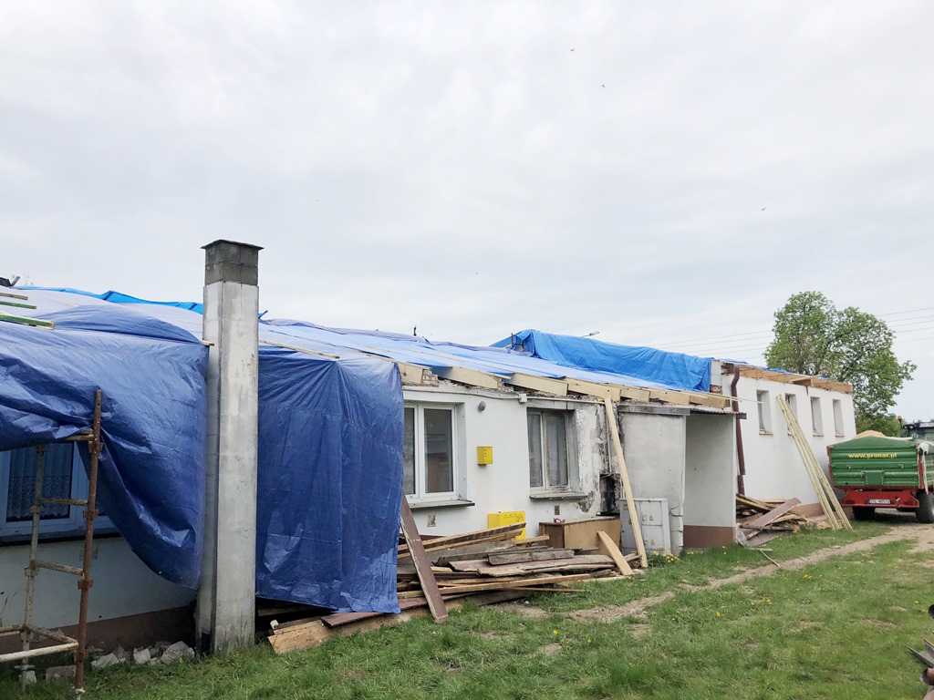 Remont świetlicy w Warszkowie