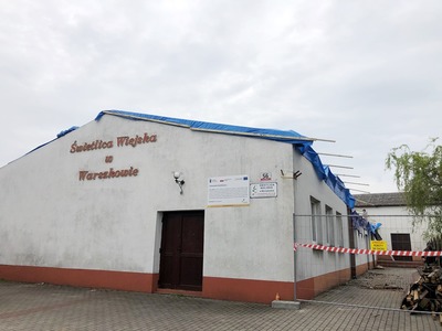 Remont świetlicy w Warszkowie