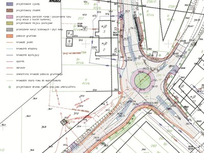 Projekt budowy ronda w Smardzewie