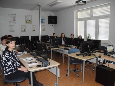 Pracownia komputerowa w Szkole Podstawowej we Wrześnicy