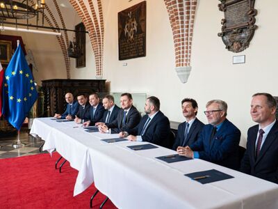 06.03.2023 - podpisanie porozumienia ZIT pomiędzy samorządami
