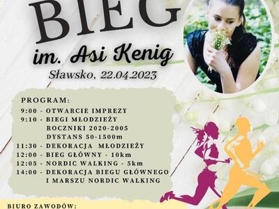 PLAKAT - Bieg im. Asi Kenig