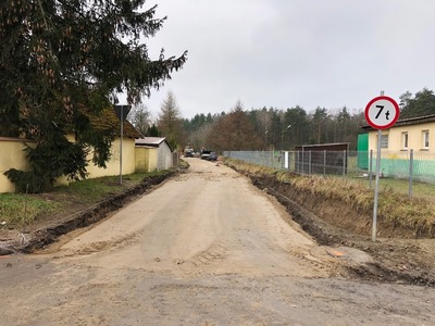 Przebudowa drogi do tzw. bloku kolejowego we Wrześnicy