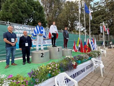 Kacper Maksajda - I miejsce na dystansie 200 m stylem klasycznym