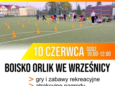 Dzień Dziecka na sportowo-plakat
