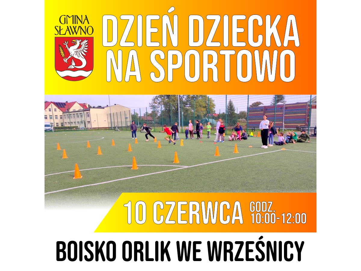 Dzień Dziecka na sportowo-plakat