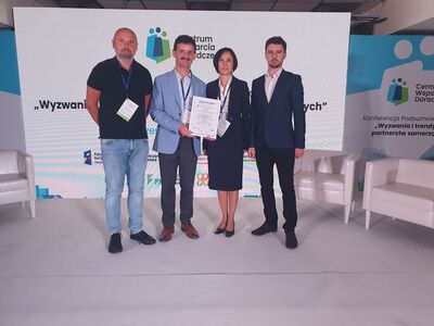 Przedstawiciele Partnerstwa Obszaru Funkcjonalnego Sławna w projekcie CWD Plus