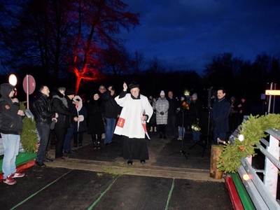 Most na kanale miejskim w Pomiłowie