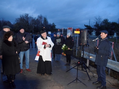 Most na kanale miejskim w Pomiłowie