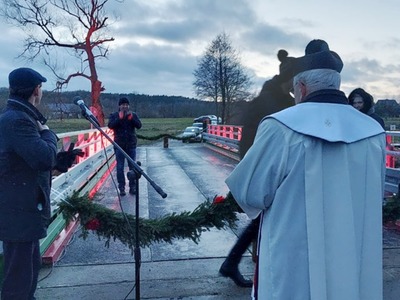 Most na kanale miejskim w Pomiłowie