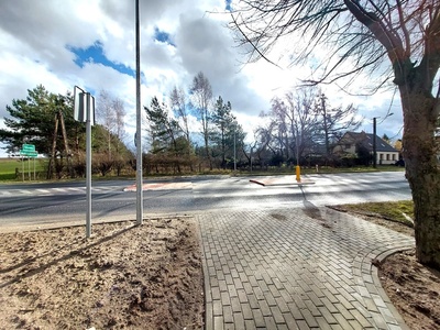 Przejście dla pieszych przez drogę krajową nr 6 w Bobrowiczkach