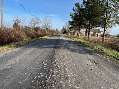 Przebudowa drogi w Tokarach