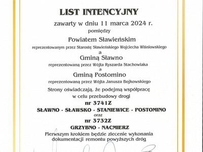 List Intencyjny