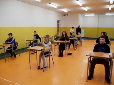 Uczestnicy konkursu Młodzież zapobiega pożarom 2024